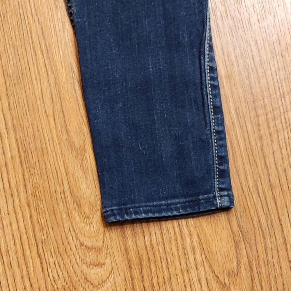 Hollister Dark Wash High Rise Women's Blue Jean Leggings Size 7L W28 L30 - Picture 7 of 13